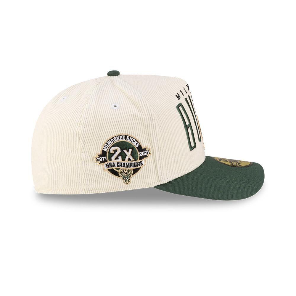 Gorra 59Fifty NBA Milwaukee Bucks NBA Past Verde-4
