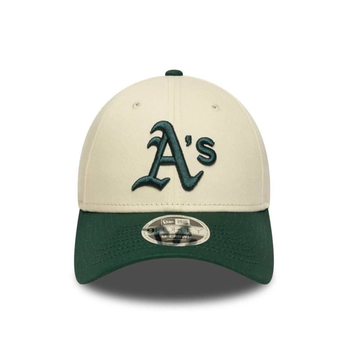 Gorra 9Forty Oakland Athletics World Series Patch Beige - 60691348-2