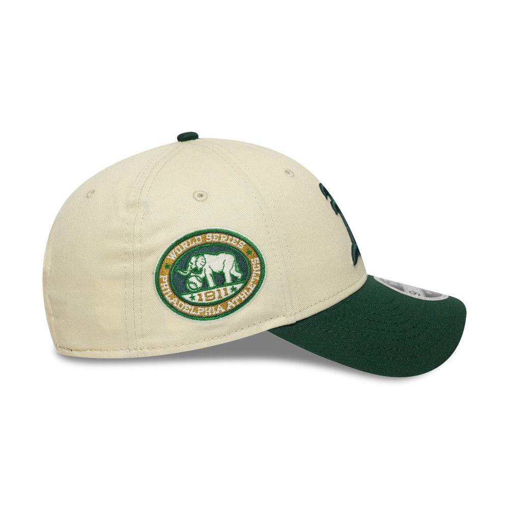 Gorra 9Forty Oakland Athletics World Series Patch Beige - 60691348-2