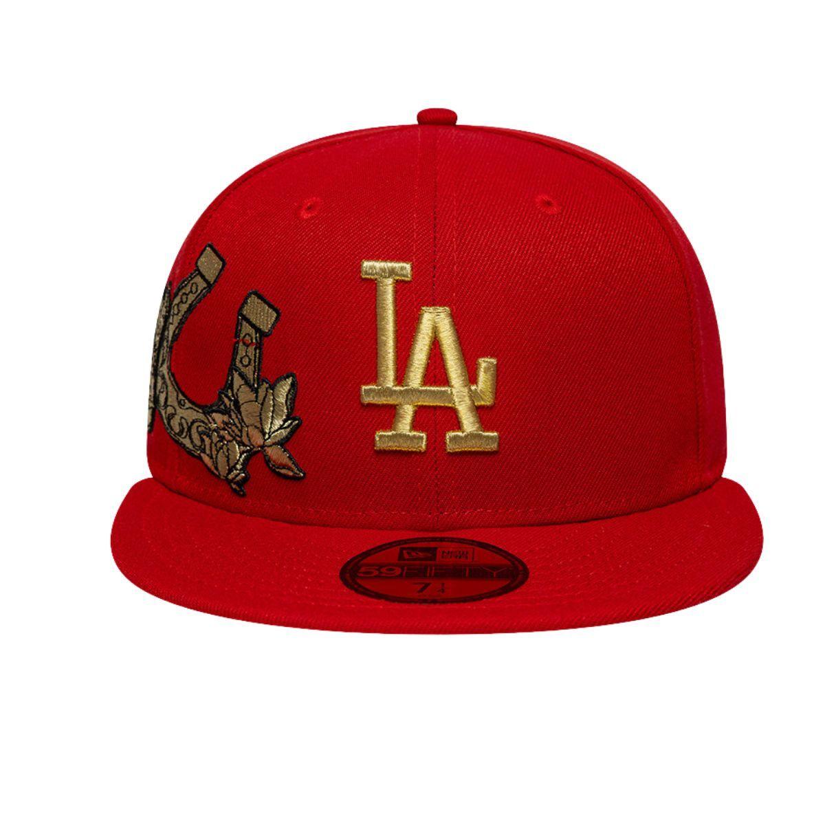 Gorra 59Fifty MLB Los Angeles Dodgers Chinese New Year Rojo - 60853289-1