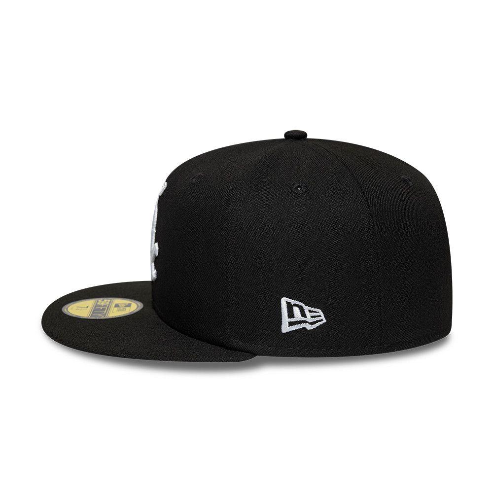 Gorra 59Fifty MLB Chicago White Sox Side Patch Negro - 60870097-5