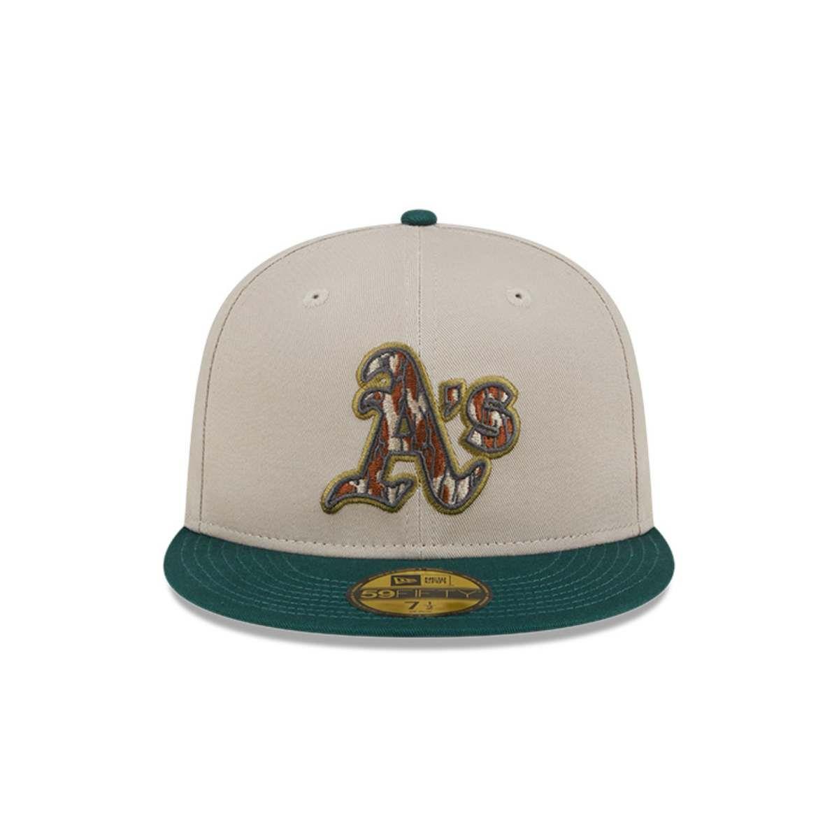 Jockey Oakland Athletics MLB 59Fifty Tree Bark Fill Grey - 60553957-2