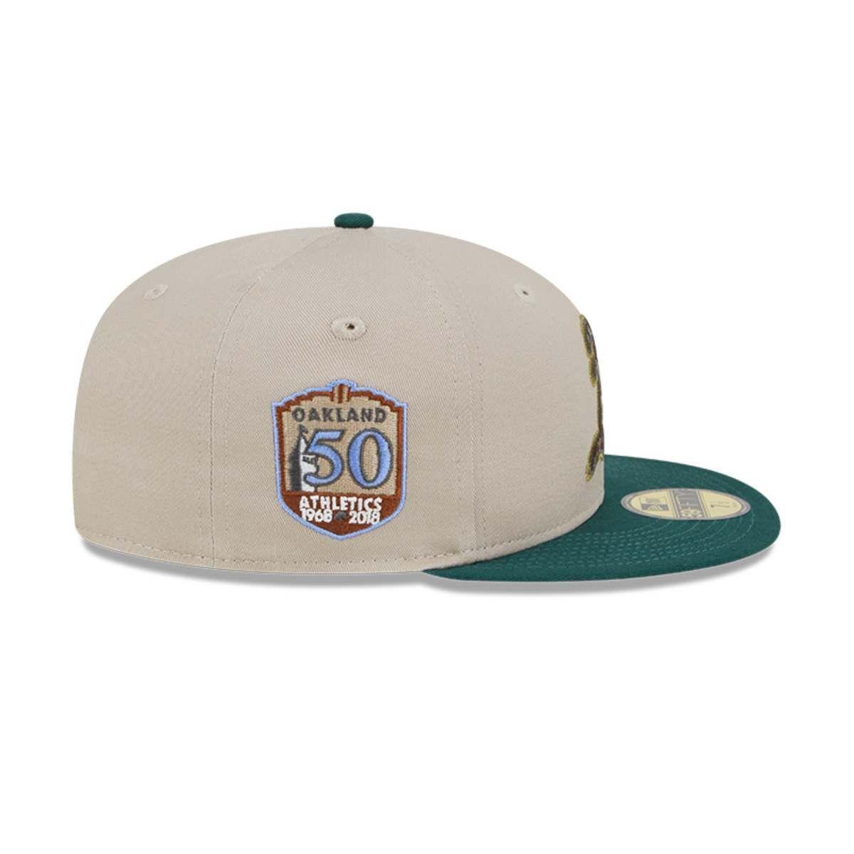 Jockey Oakland Athletics MLB 59Fifty Tree Bark Fill Grey - 60553957-4