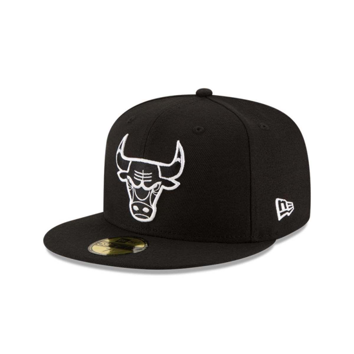 Gorra 59Fifty Chicago Bulls NBA  Clásicos Black - 70344019-0