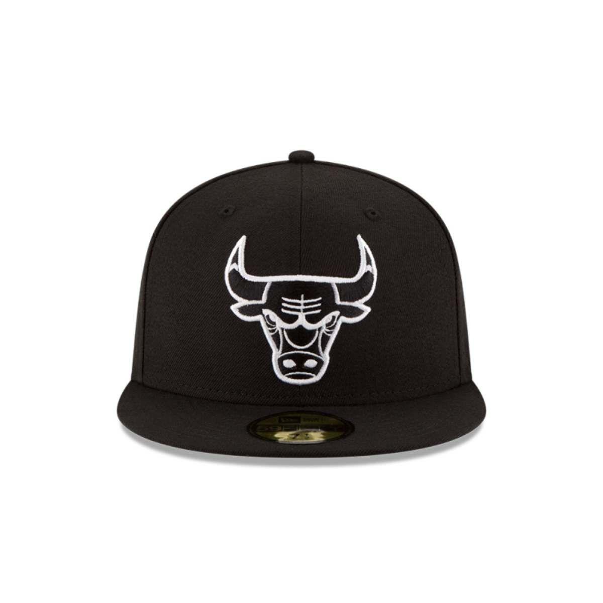 Gorra 59Fifty Chicago Bulls NBA  Clásicos Black - 70344019-1