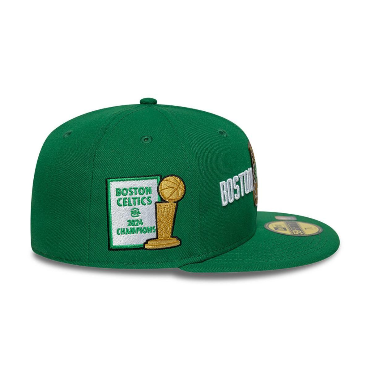 Gorra 59Fifty NBA Boston Celtics 18X NBA Champions Green - 60658933-4
