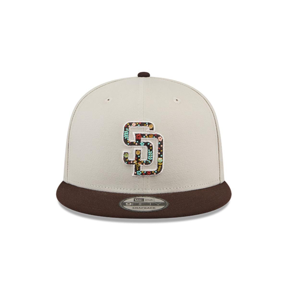 Gorro 9fifty MLB San Diego Padres Floral Fill Light Beige - 60565647-2