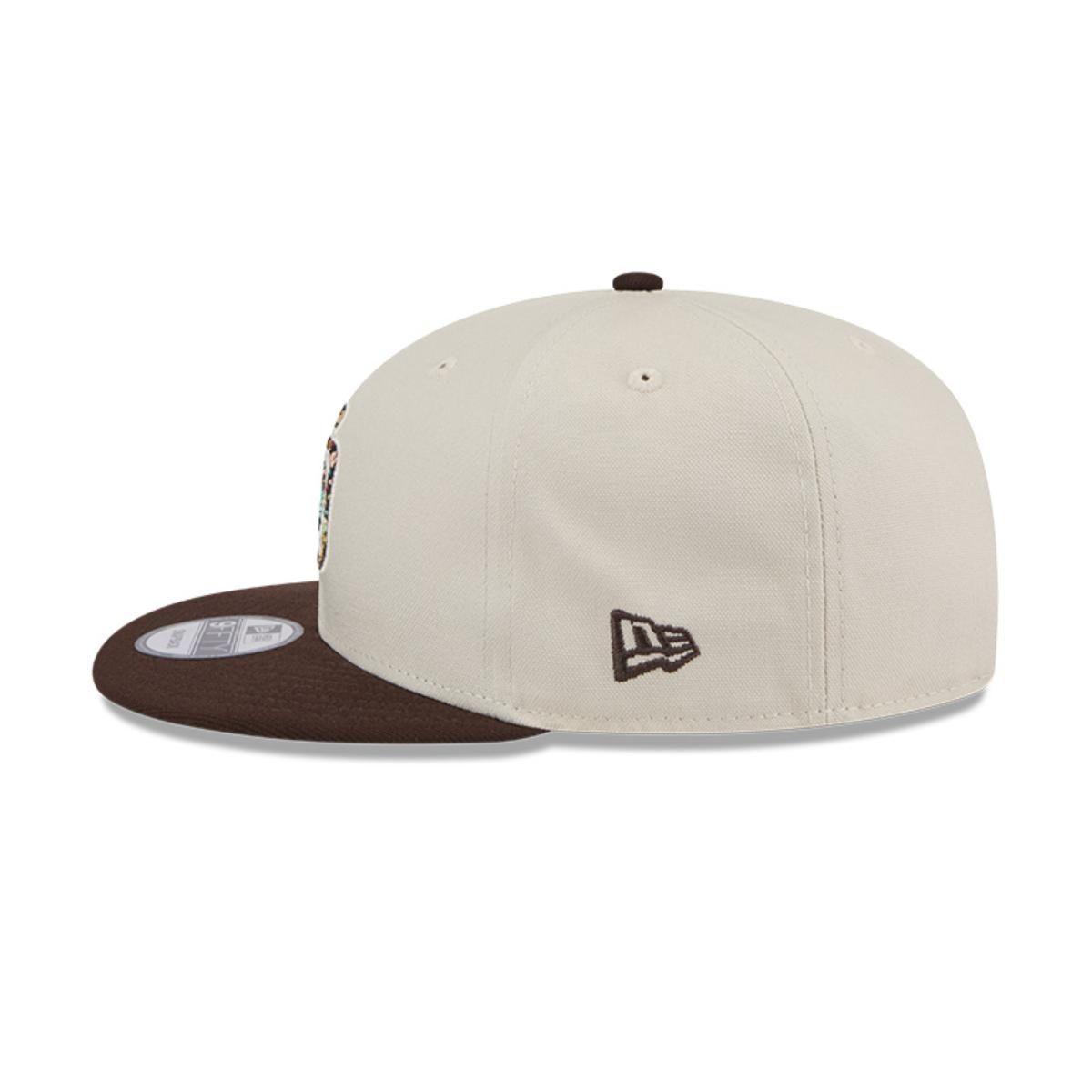 Gorro 9fifty MLB San Diego Padres Floral Fill Light Beige - 60565647-3