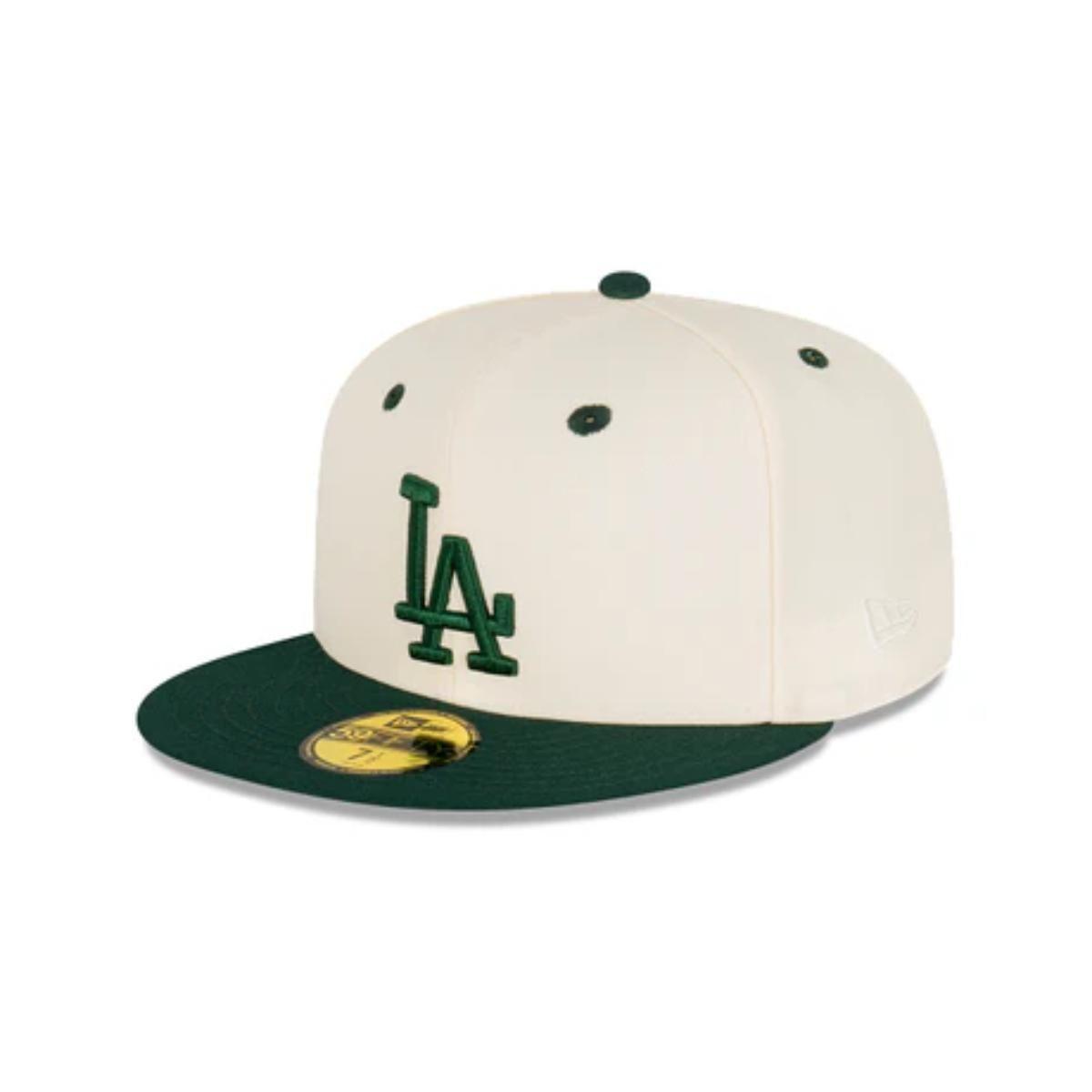 Gorra 59fifty MLB Los Angeles Dodgers Side Patch White - 60416056-1