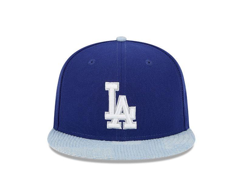 Gorra 59Fifty Los Angeles Dodgers MLB Patch Denim Blue - 60579307-2