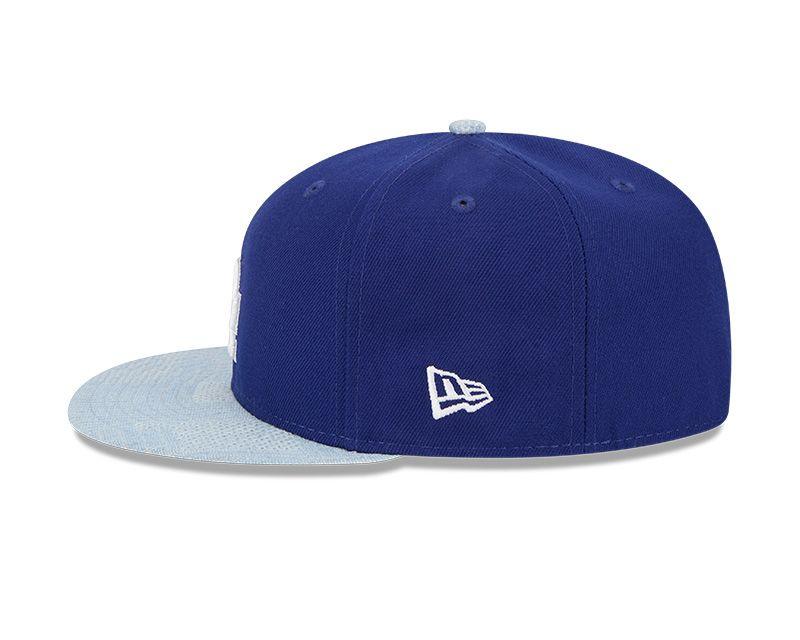 Gorra 59Fifty Los Angeles Dodgers MLB Patch Denim Blue - 60579307-3