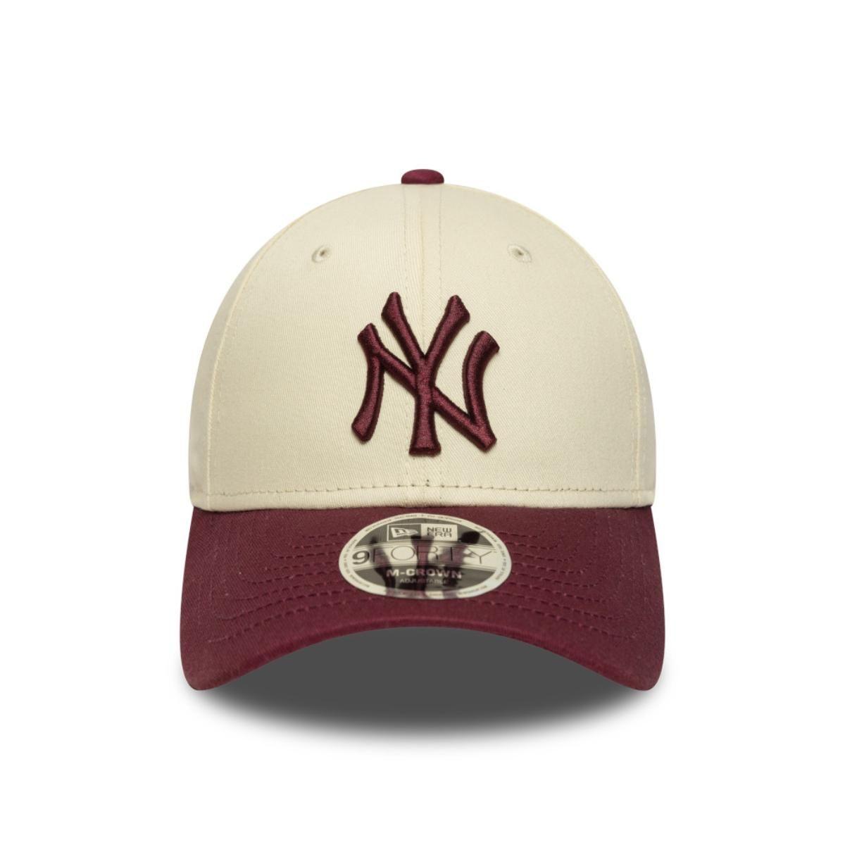 Gorra 9Forty New York Yankees World Series Patch Beige - 60691340-2