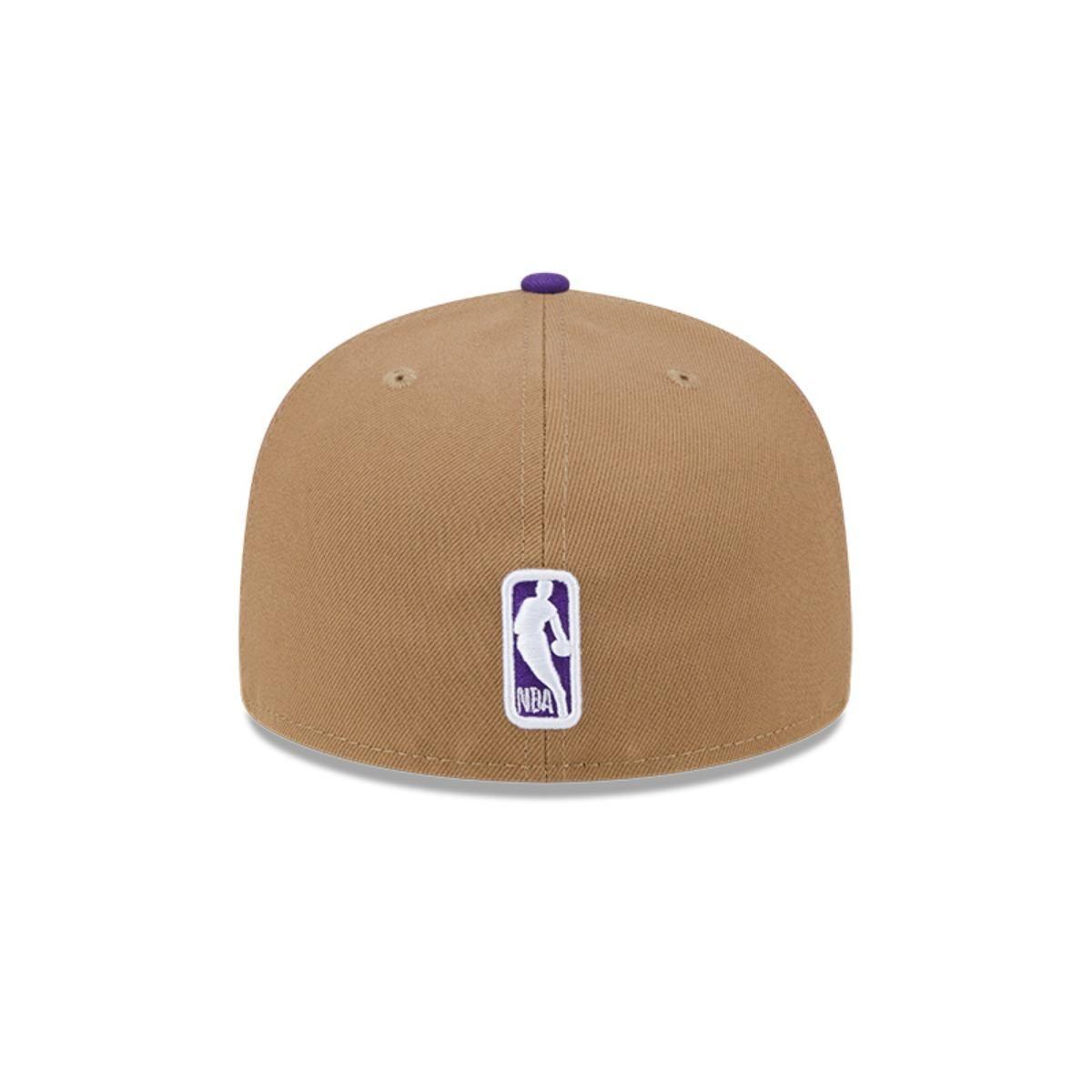 Gorra 59Fifty Los Angeles Lakers NBA Classic Wordmark Beige - 60573328-5