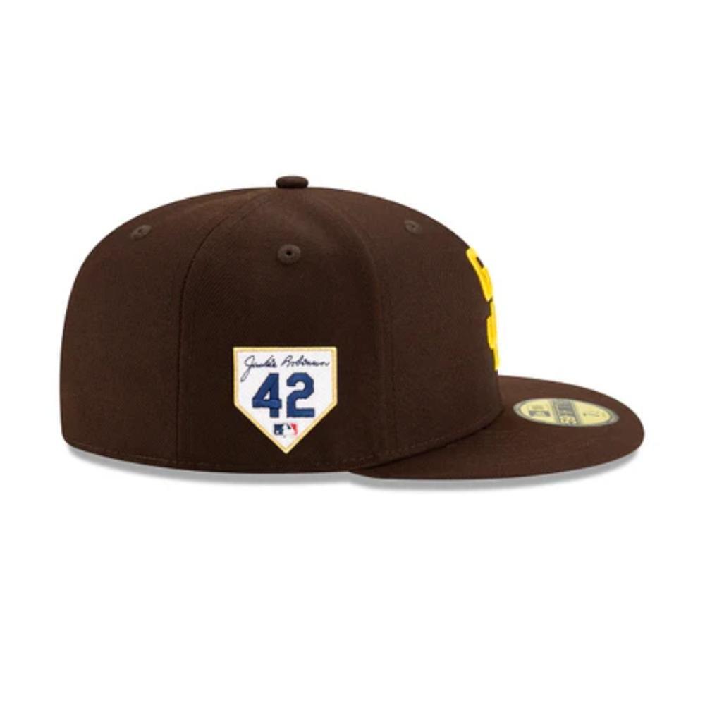 Gorra San Diego Padres MLB 59Fifty Jackie Robinson Brown - 60350396-3