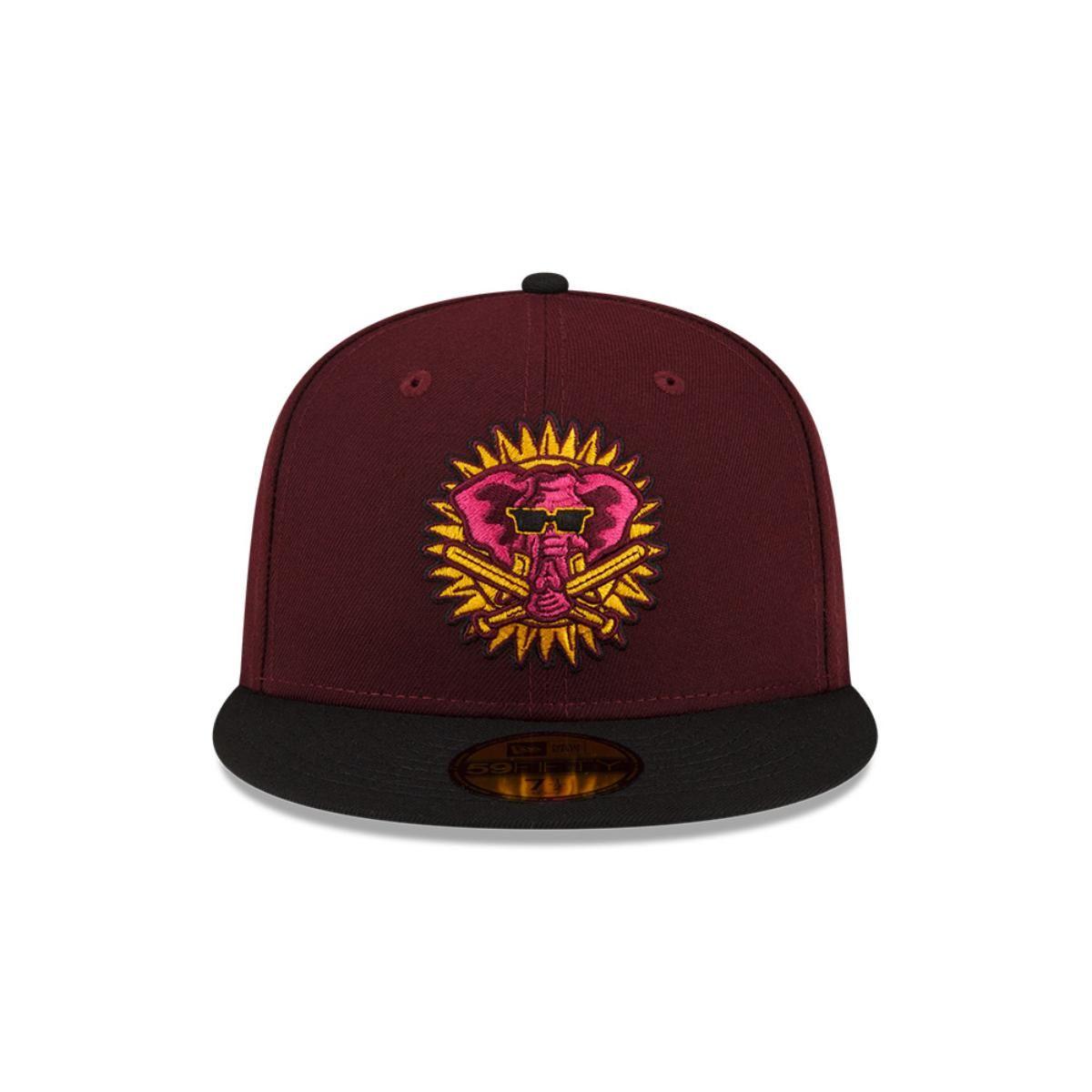 Gorra 59Fifty Oakland Athletics MLB Drop Dark Purple - 70710105-2