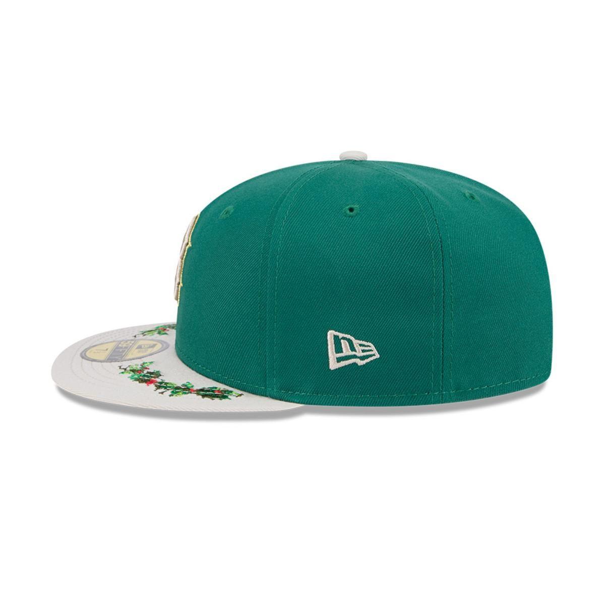 Gorra 59Fifty  MLB Boston Red Sox Novelty Holly Green Med - 60645824-3