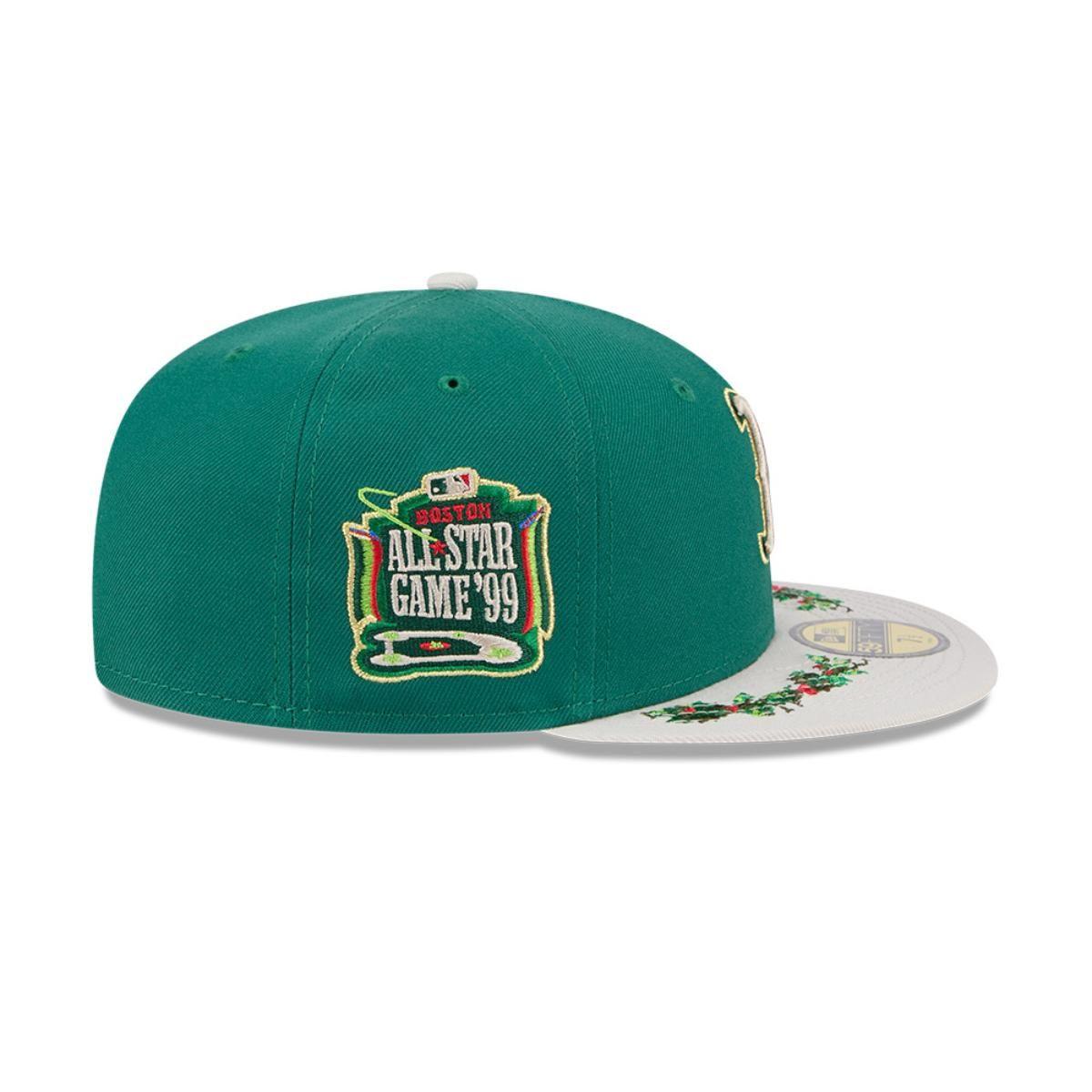 Gorra 59Fifty  MLB Boston Red Sox Novelty Holly Green Med - 60645824-4