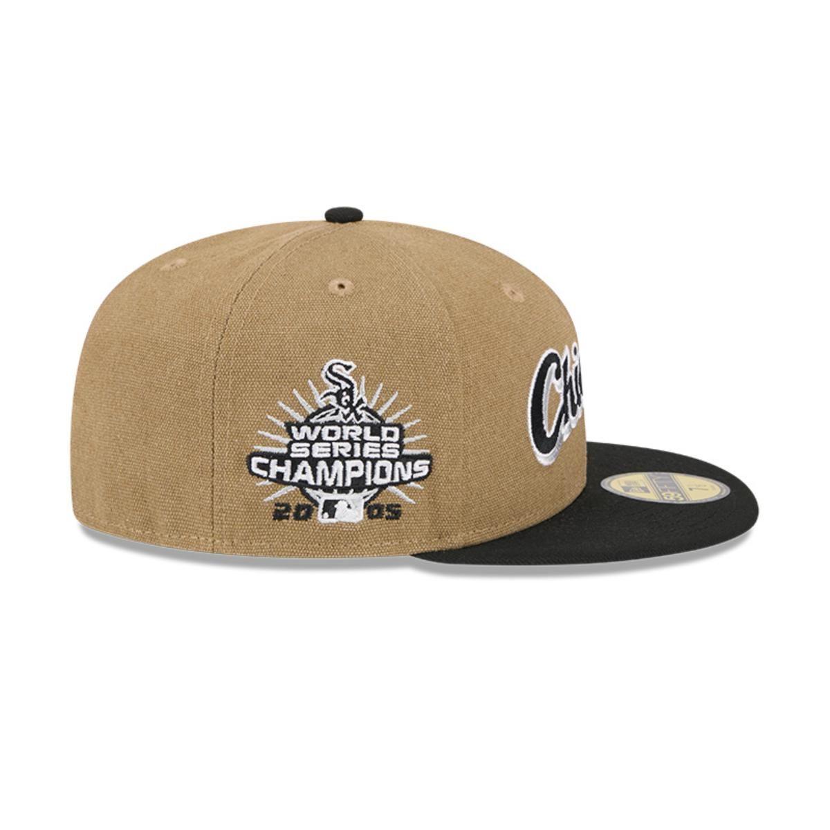 Gorro 59fifty MLB Chicago White Sox Canvas Crown Med Beige - 60569756-4