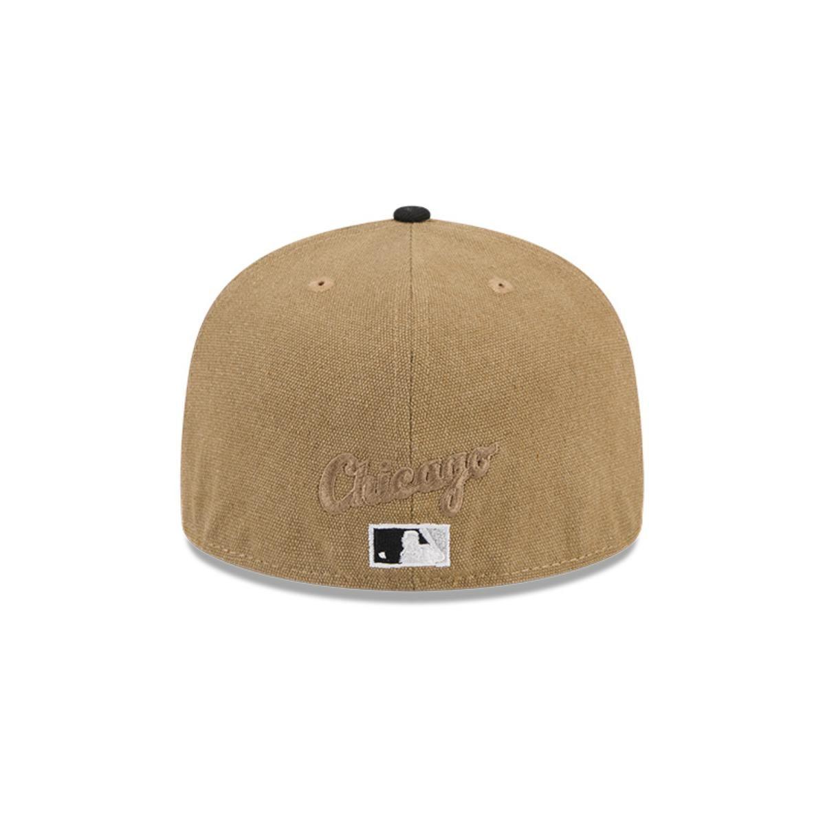 Gorro 59fifty MLB Chicago White Sox Canvas Crown Med Beige - 60569756-5