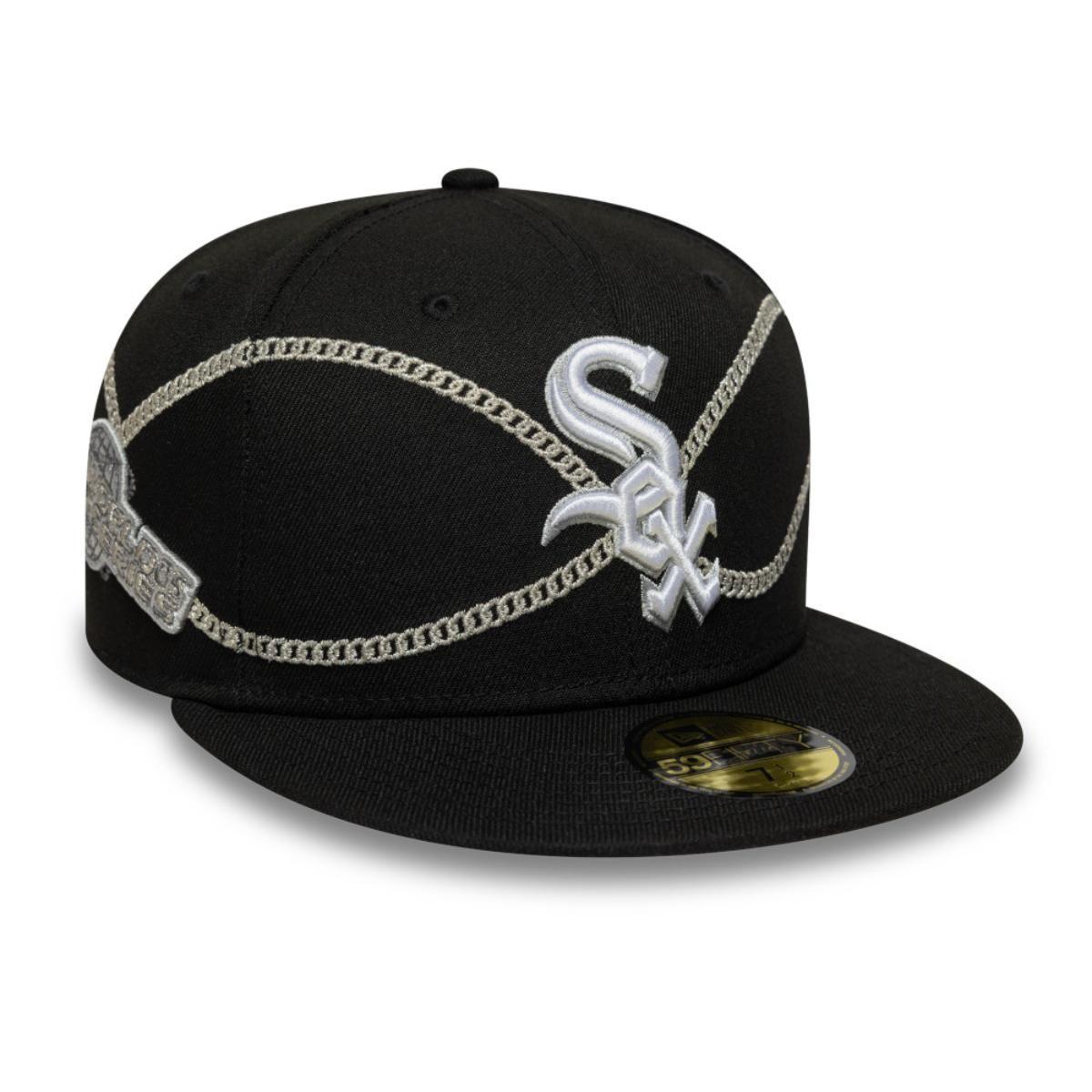 Gorra 59Fifty Chicago White Sox Chain Wrap Black - 60691170-1