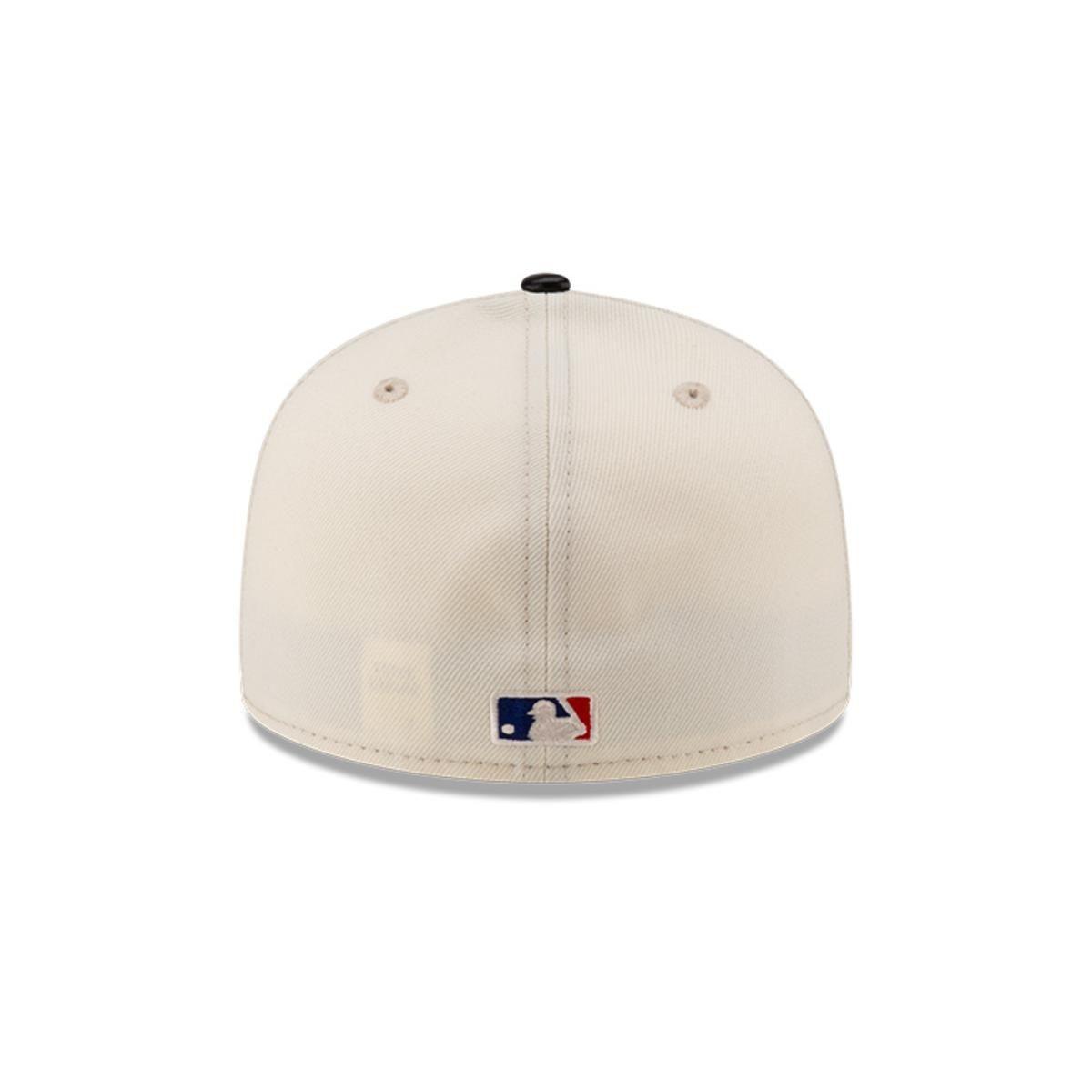 Gorro 59fifty MLB Los Angeles Dodgers Leather Visor White - 60498043-5