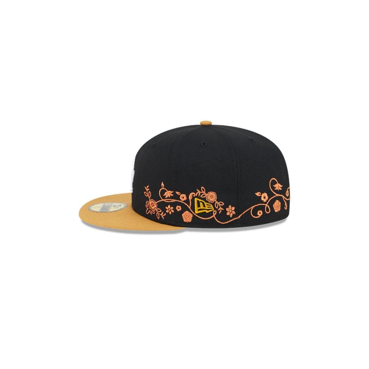 Gorro 59fifty MLB Los Angeles Dodgers Floral Vine Black - 60565672-3
