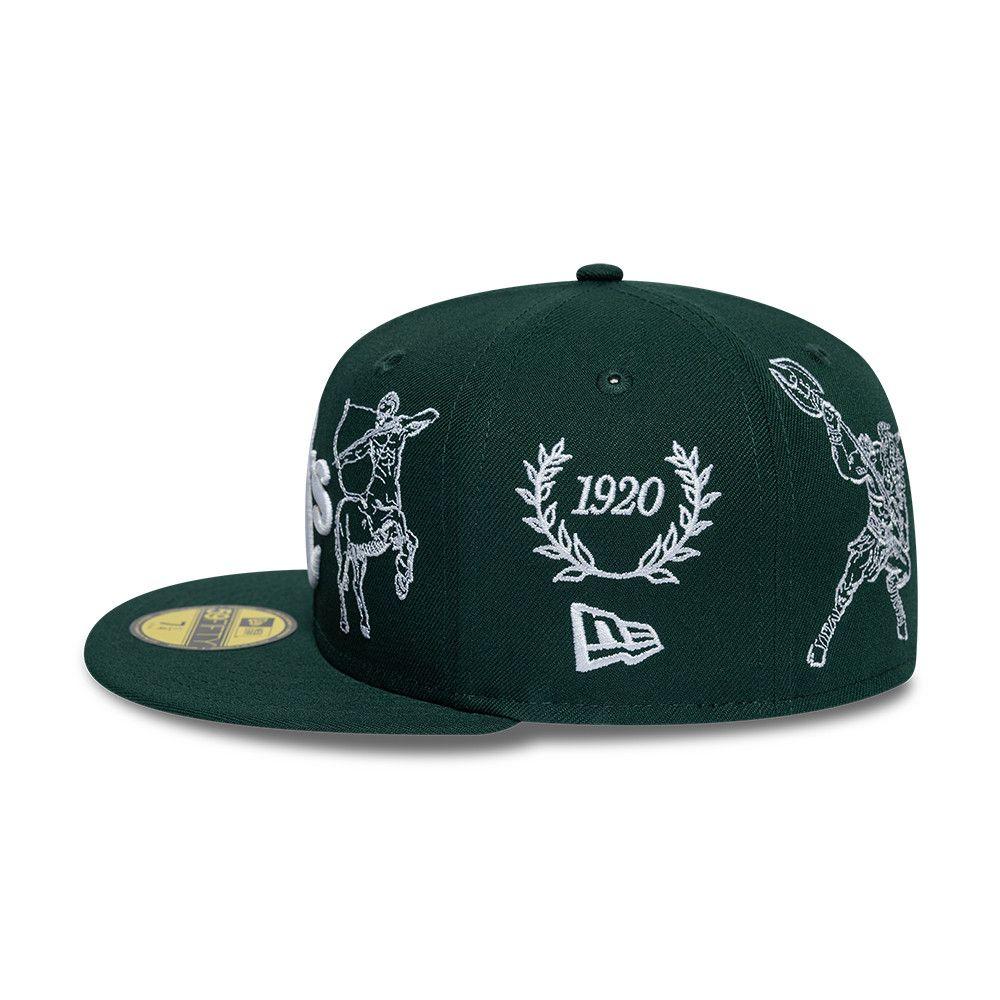 Gorra 59Fifty MLB Oakland Athletics Mythical Pack Verde-60895347-800-3