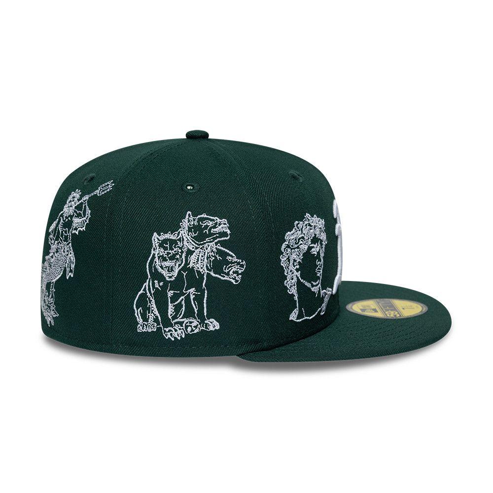 Gorra 59Fifty MLB Oakland Athletics Mythical Pack Verde-60895347-800-4