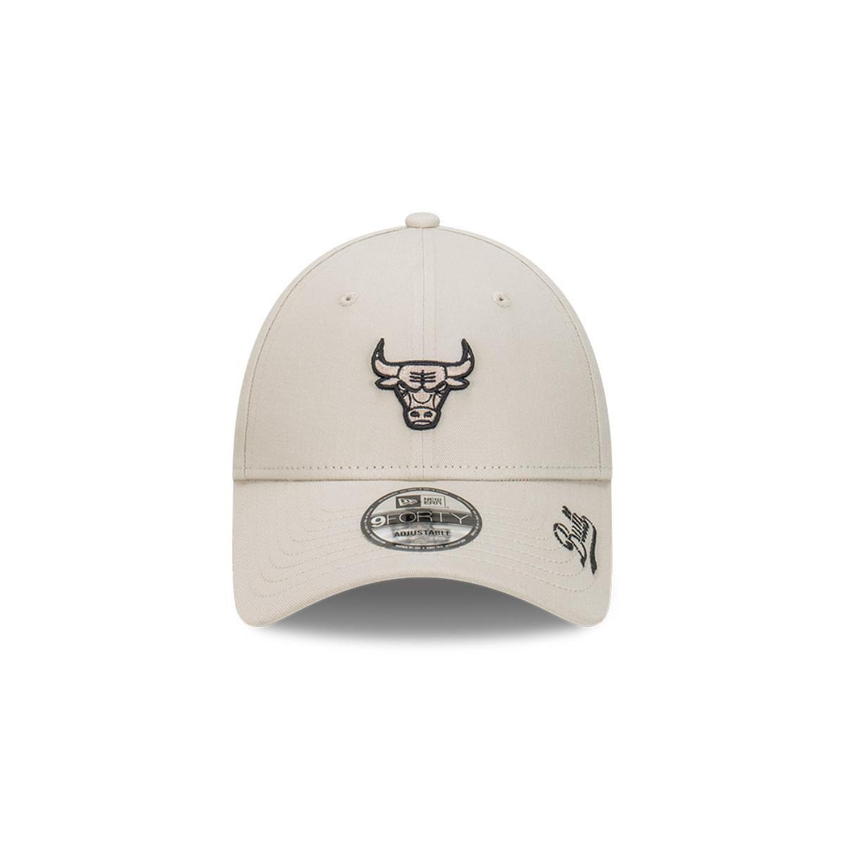 Gorra 9Forty NBA Chicago Bulls Stone Visor Script Grey - 60588349-2
