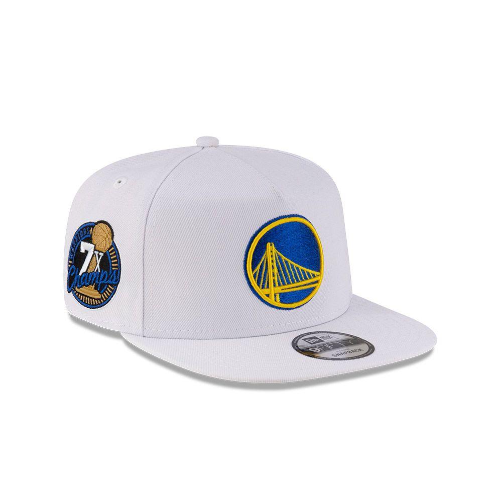 Gorra 9Fifty NBA Golden State Warriors Champs Blanco-0