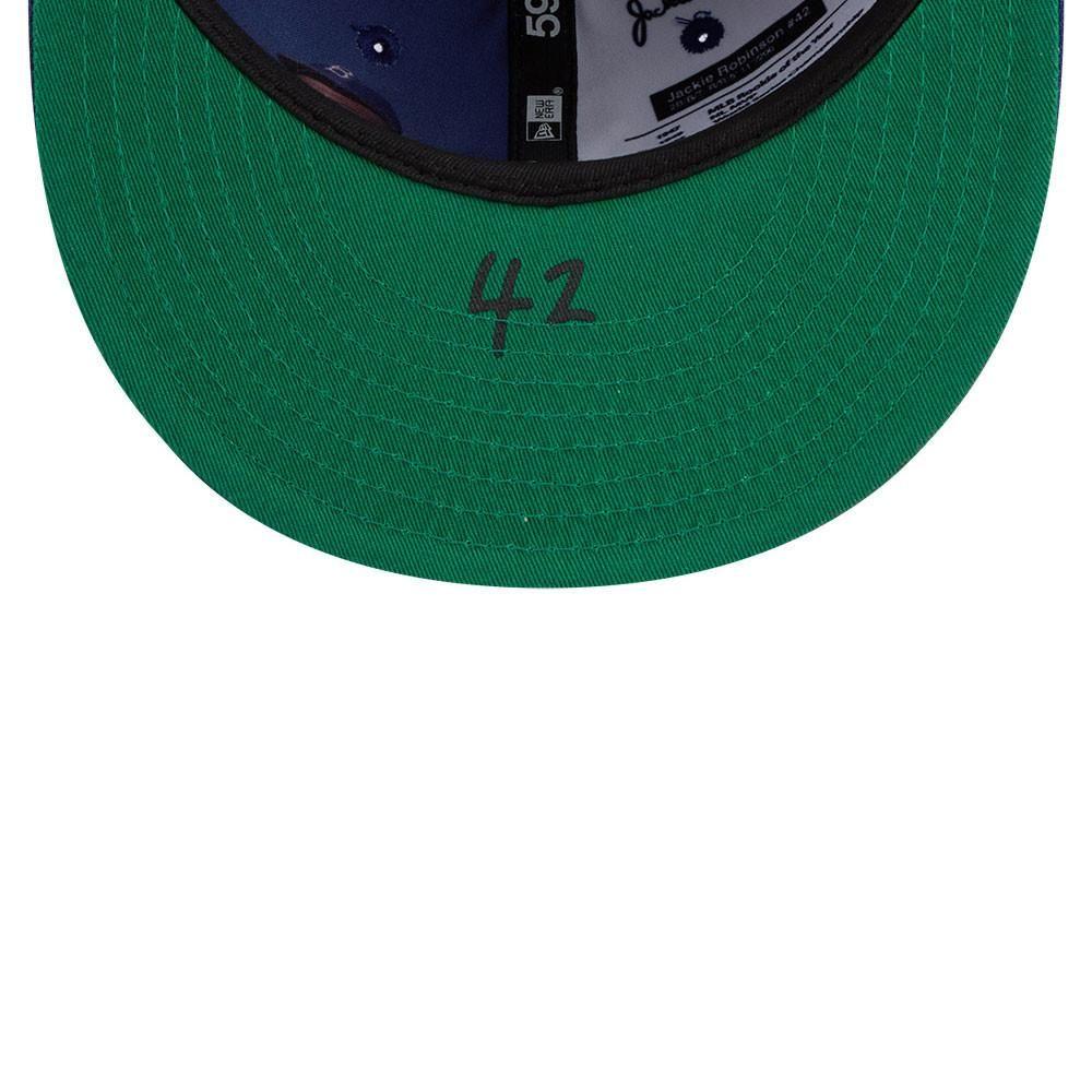 Gorra 59Fifty MLB Brooklyn Dodgers Jacky Robinson Day Negro - 60859371-6