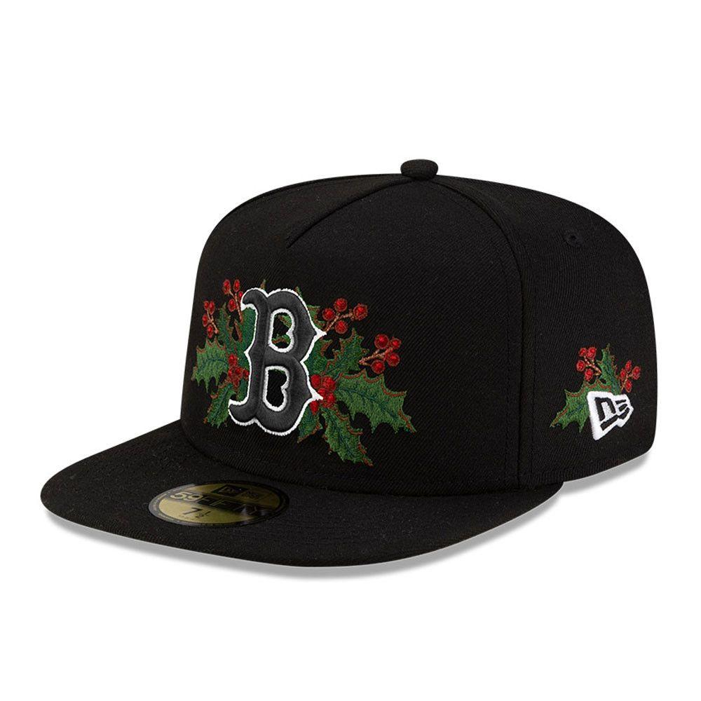 Gorra New Era 59Fifty Boston Red Sox Holly Negro - 60841899-0