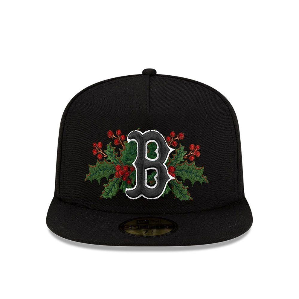 Gorra New Era 59Fifty Boston Red Sox Holly Negro - 60841899-1