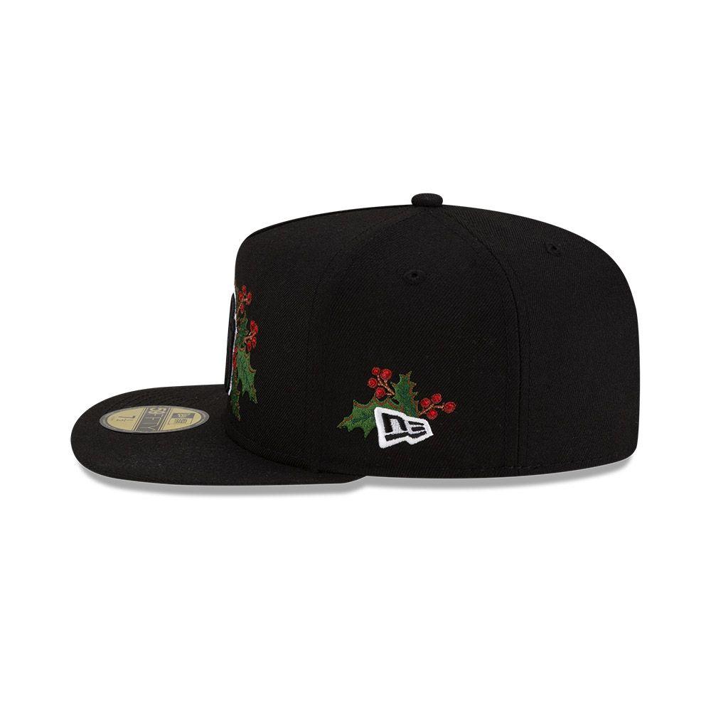 Gorra New Era 59Fifty Boston Red Sox Holly Negro - 60841899-3