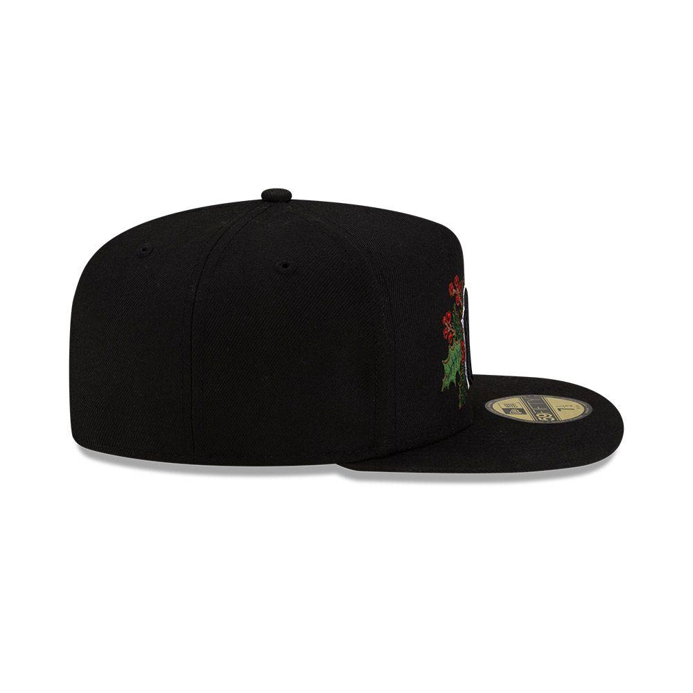 Gorra New Era 59Fifty Boston Red Sox Holly Negro - 60841899-4