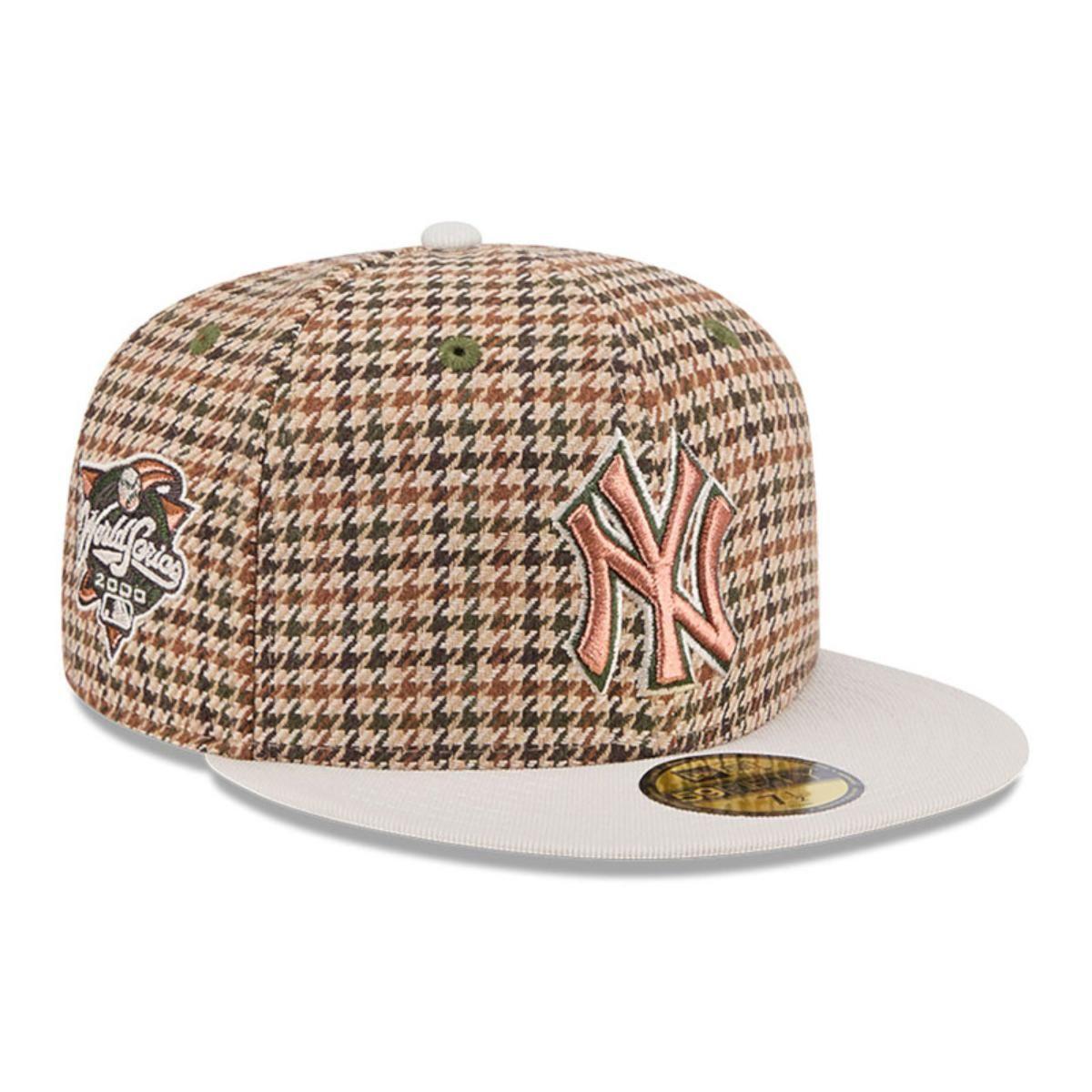 Gorra 59Fifty New York Yankees MLB Houndstooh Open Brown - 60573406-0