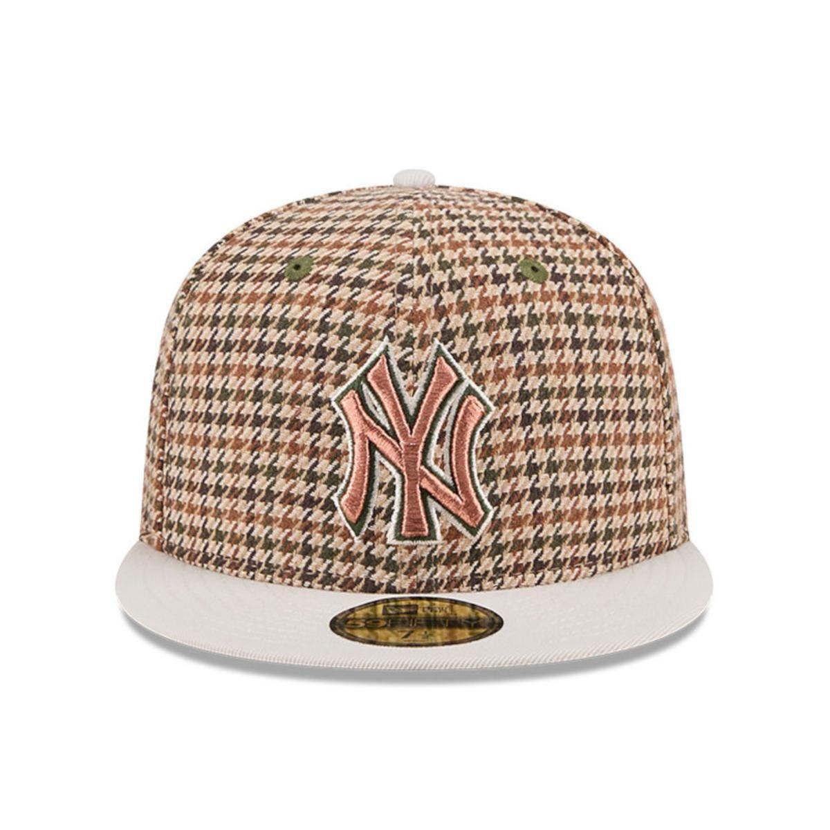 Gorra 59Fifty New York Yankees MLB Houndstooh Open Brown - 60573406-2