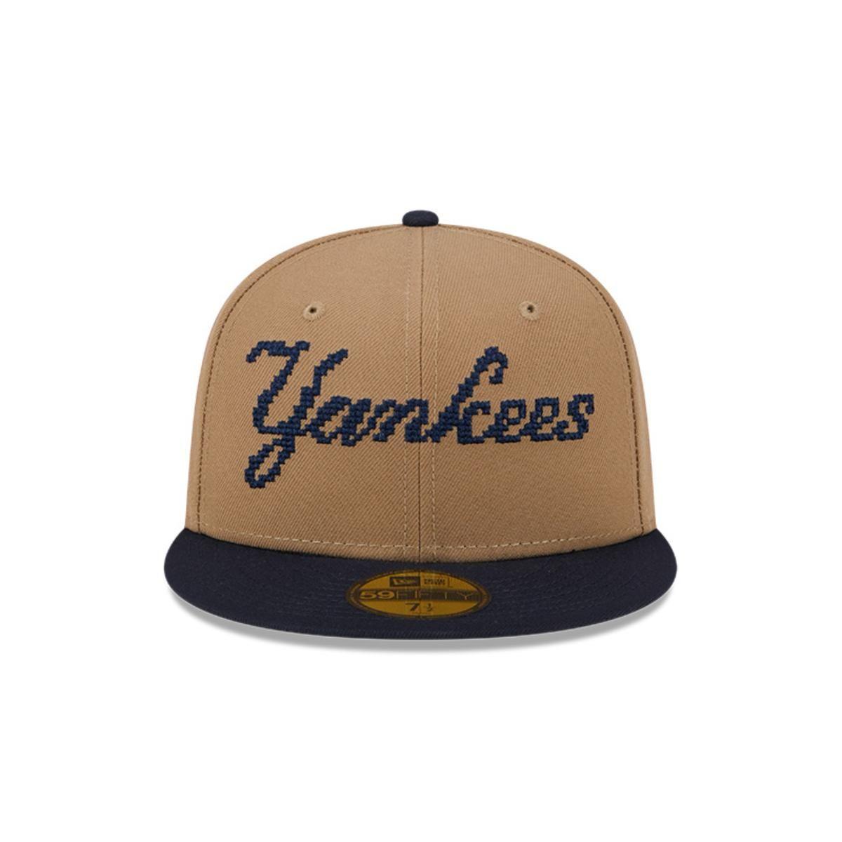 Gorra 59Fifty New York Yankees MLB 8-Bit Wordmark Beige - 60573339-2