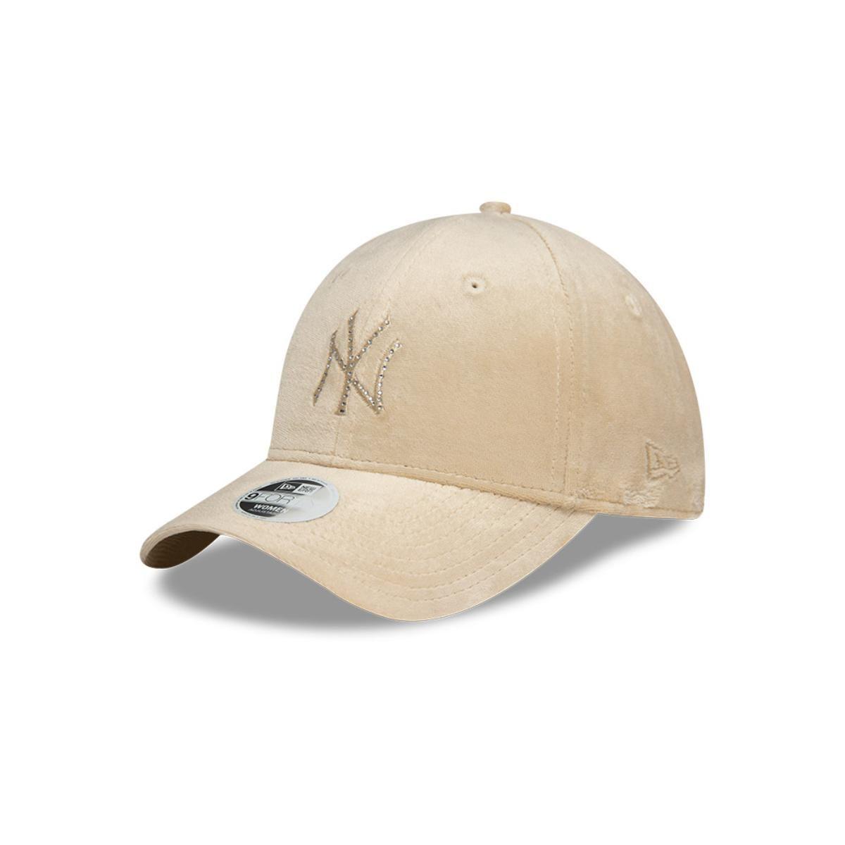 Gorra 9Forty NY MLB Diamante Velour Beige Woman - 60595352-0