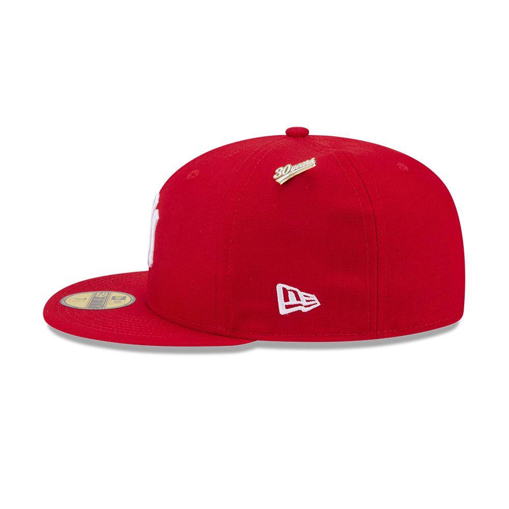 Gorra 59Fifty MLB New York Yankees Spike Lee Aniversary Rojo - 60958279-3