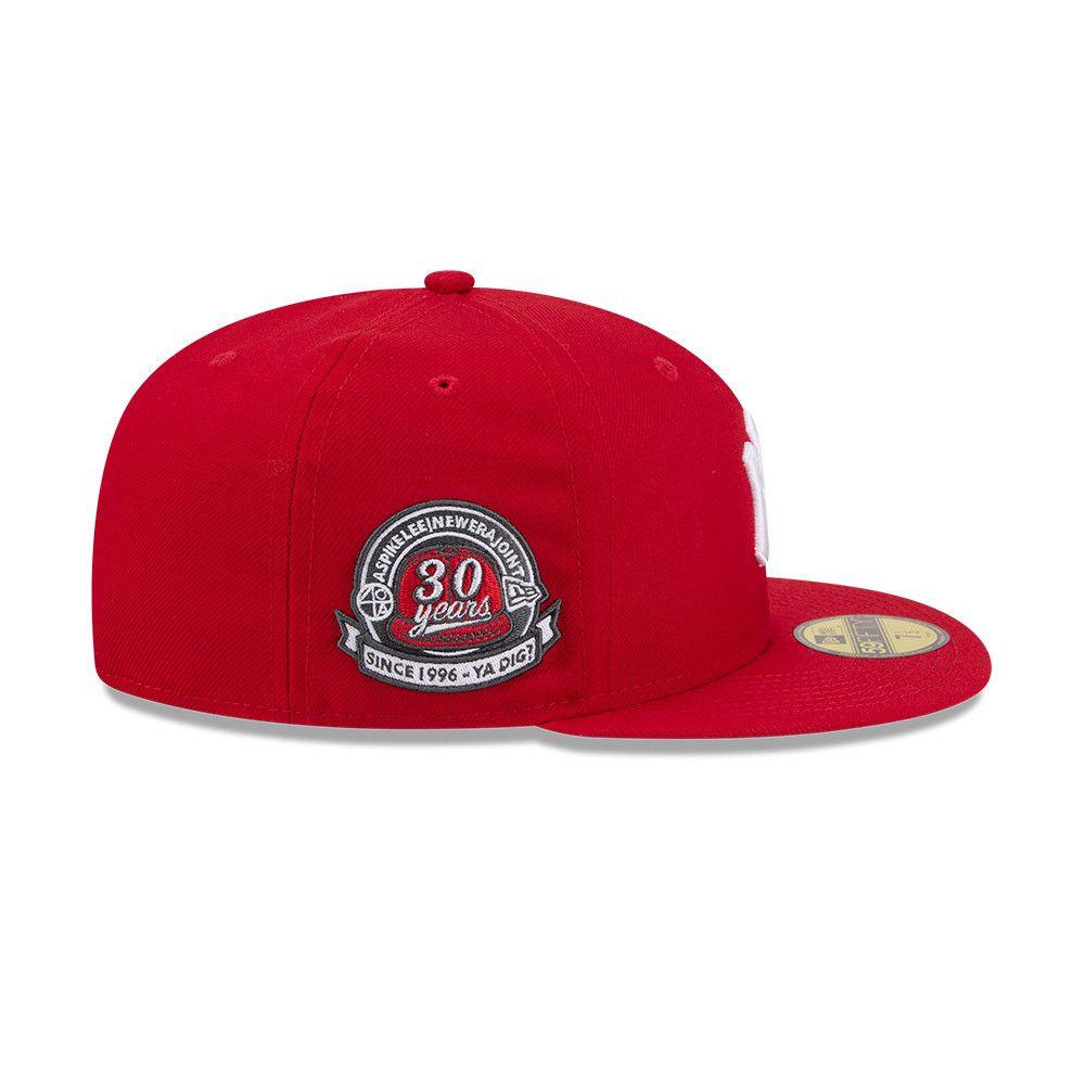 Gorra 59Fifty MLB New York Yankees Spike Lee Aniversary Rojo - 60958279-4