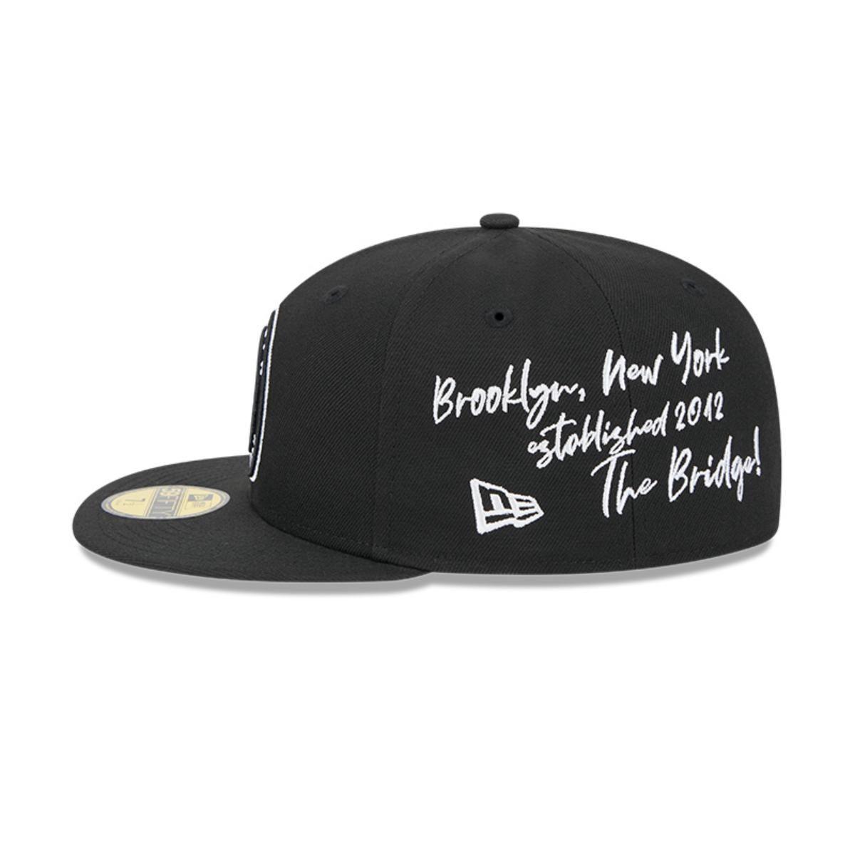 Gorra 59Fifty Brooklyn Nets NBA Team Verbiage Black - 60573638-4