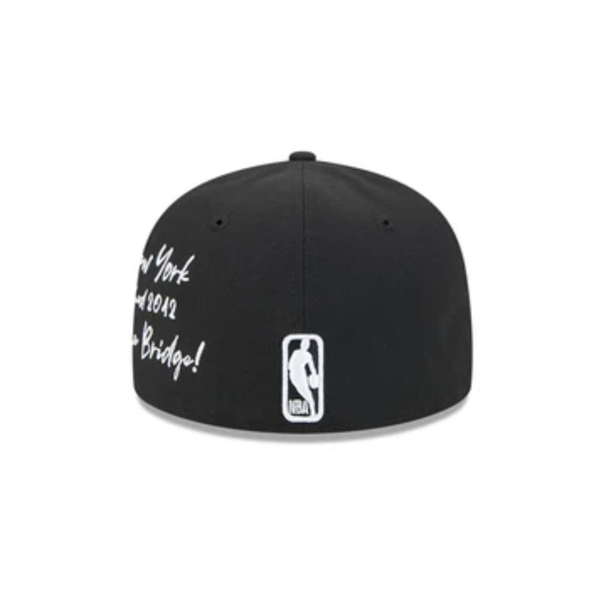 Gorra 59Fifty Brooklyn Nets NBA Team Verbiage Black - 60573638-5
