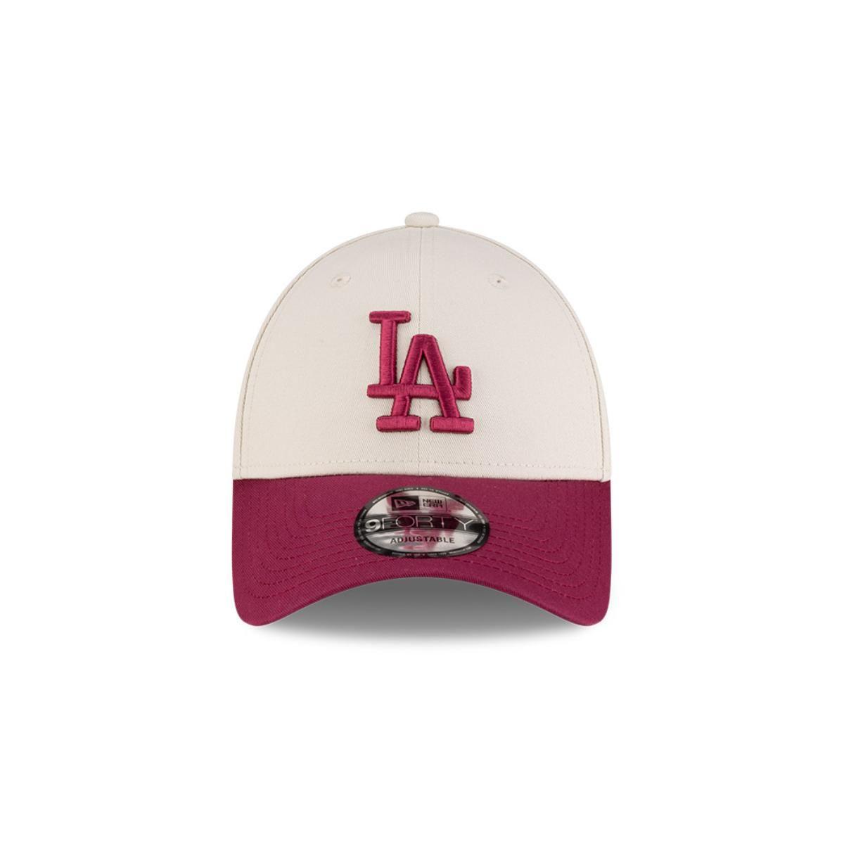 Gorra 9Forty Los Angeles Dodgers MLB Side Script Light Beige - 60667556-2