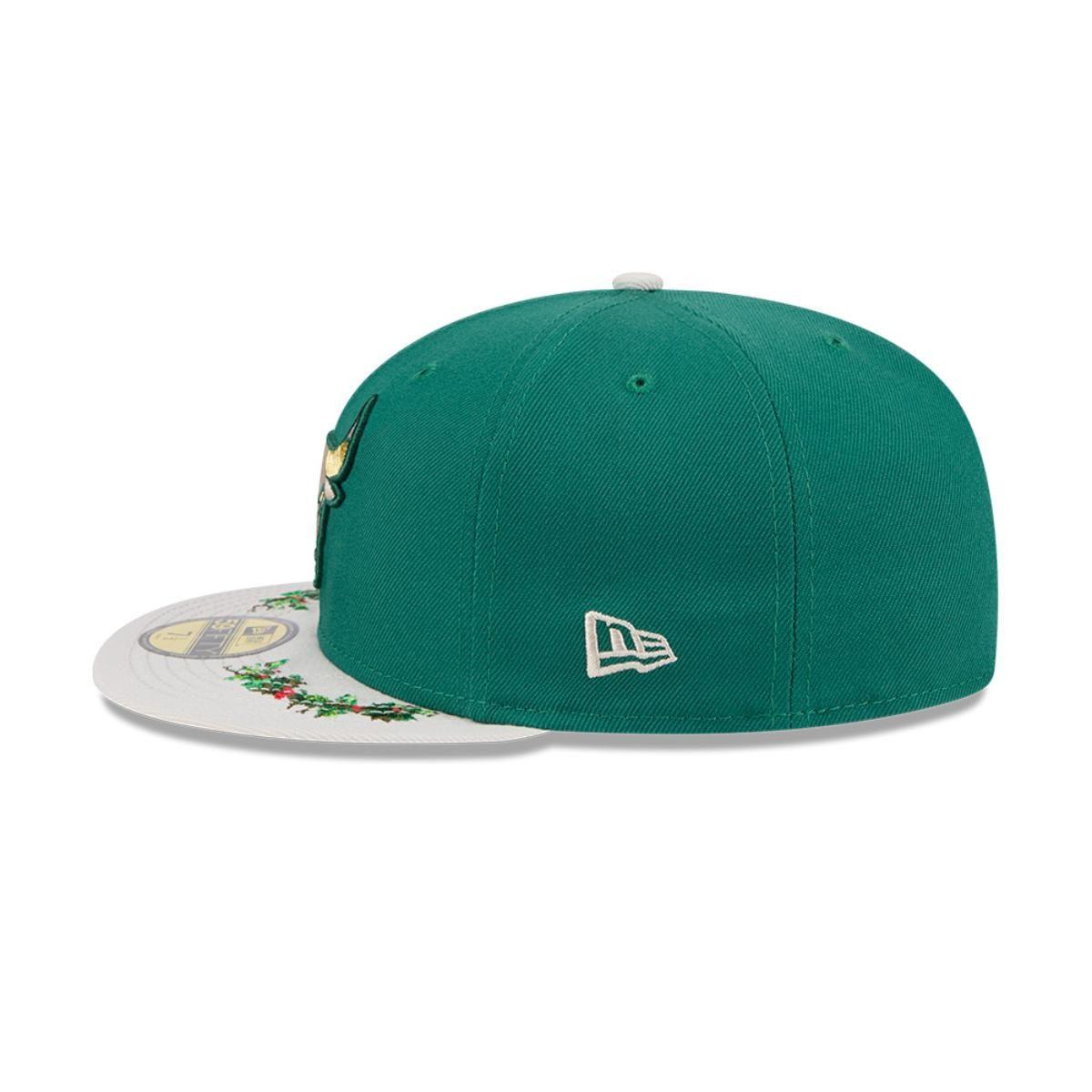 Gorra 59Fifty NBA Chicago Bulls Novelty Holly Green Med - 60645832-4
