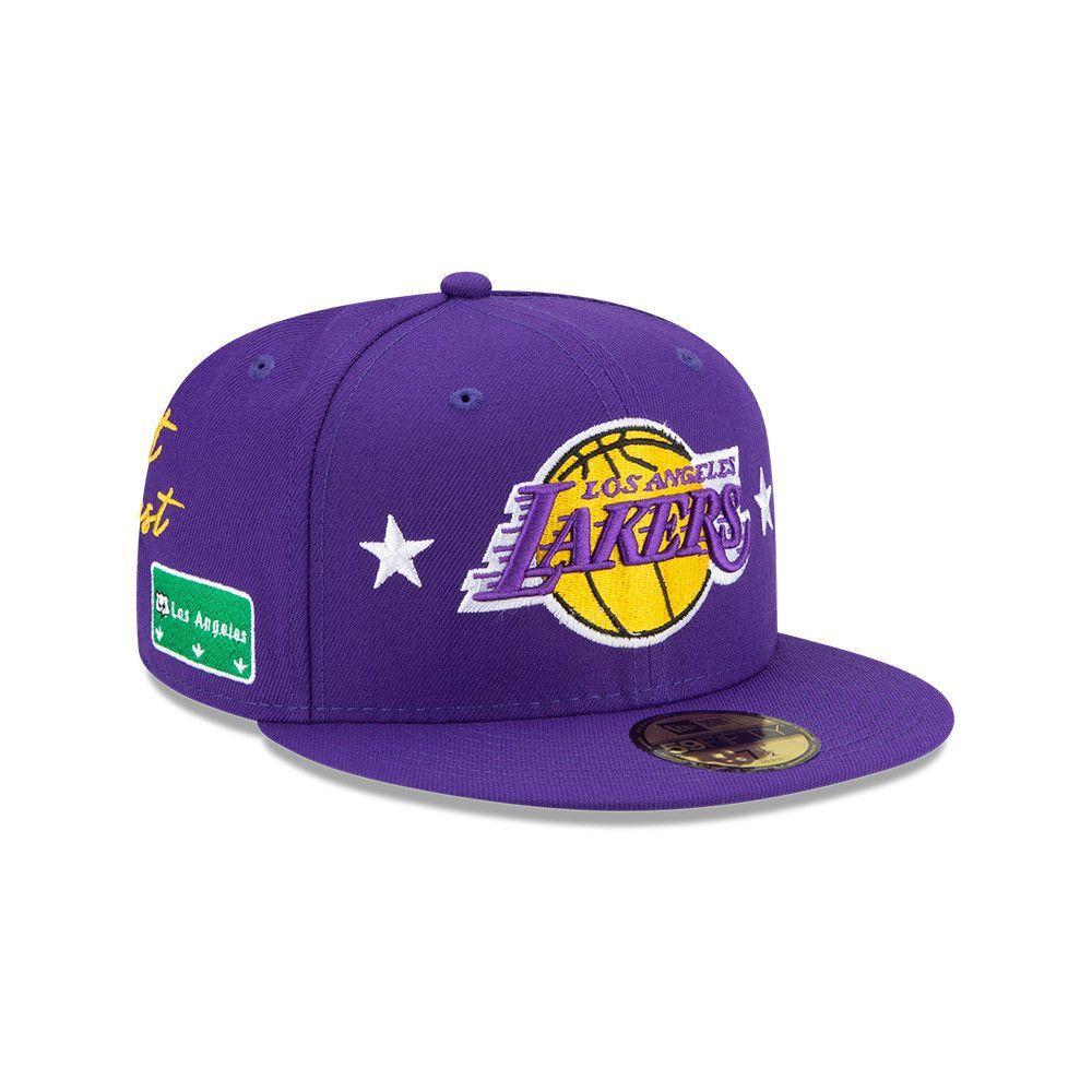Jockey Los Angeles Lakers NBA 59Fifty Purple - 60185128-1