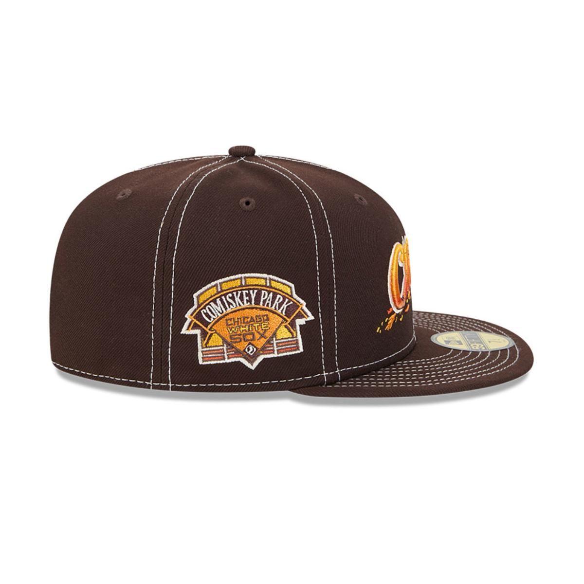 Gorra 59Fifty MLB Chicago White Sox Fall Foliage Dark Brown - 60598177-4