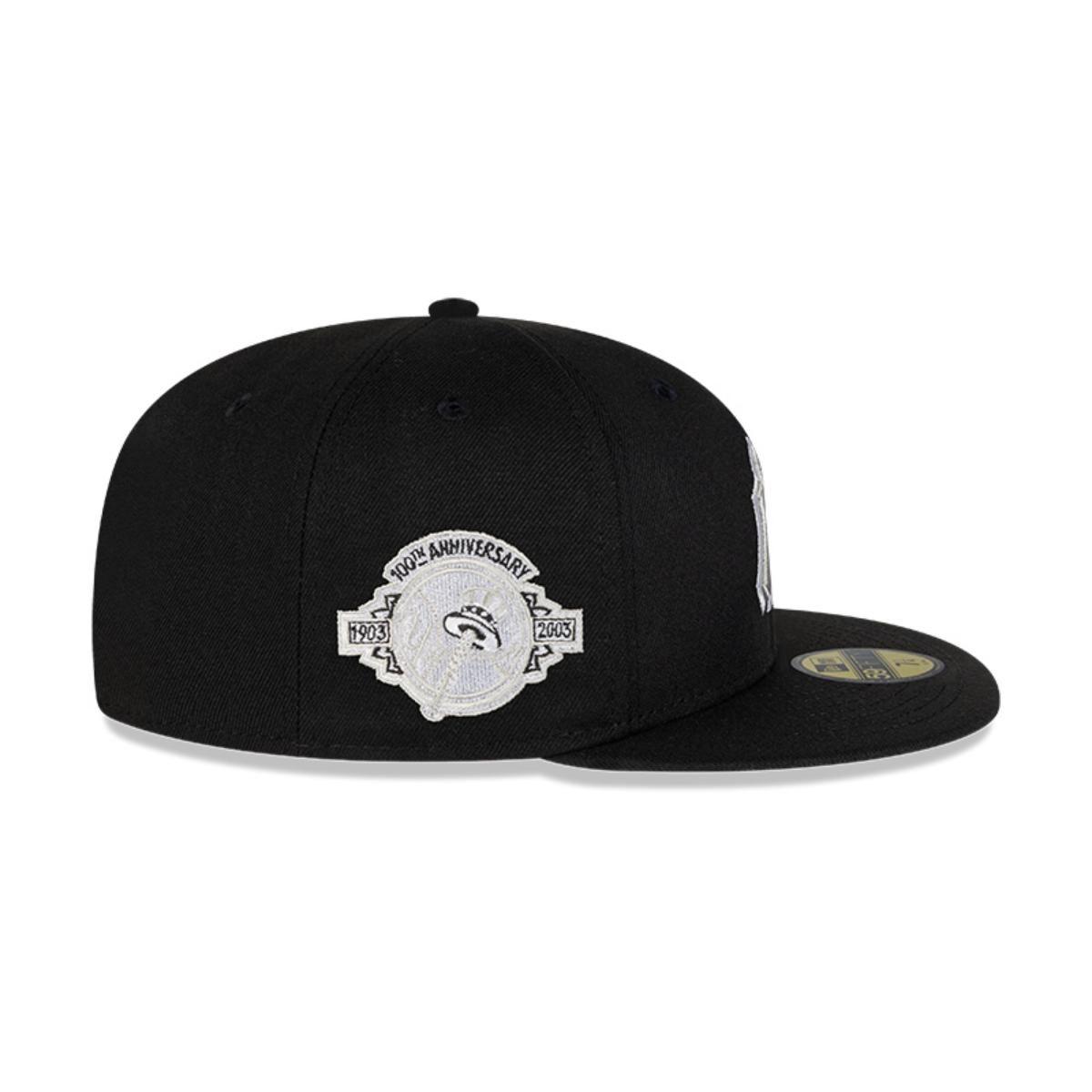 Gorro 59Fifty MLB New York Yankees Soul Black and Silver Black-3