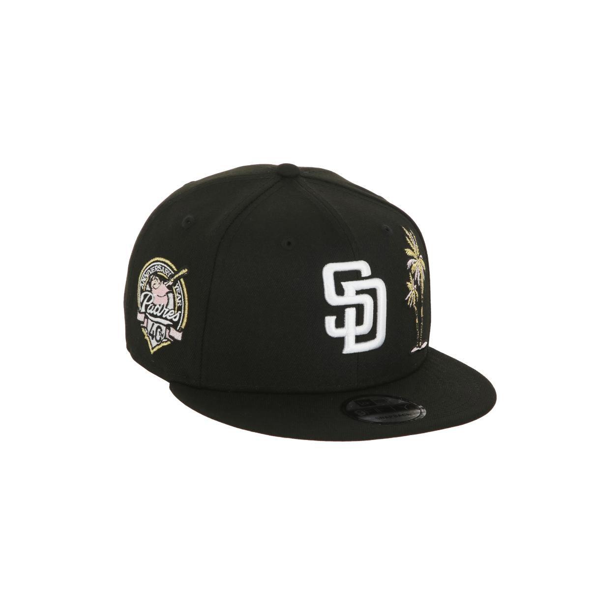 Gorra 9Fifty San Diego Padres MLB Black And Pink Patch Black - 70839243-0