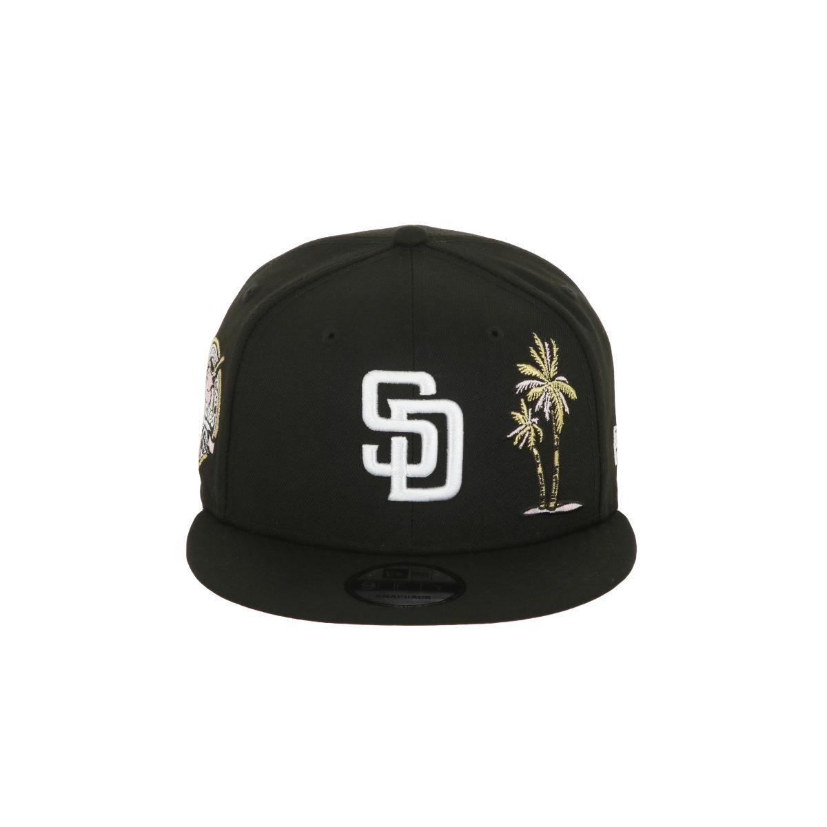 Gorra 9Fifty San Diego Padres MLB Black And Pink Patch Black - 70839243-1